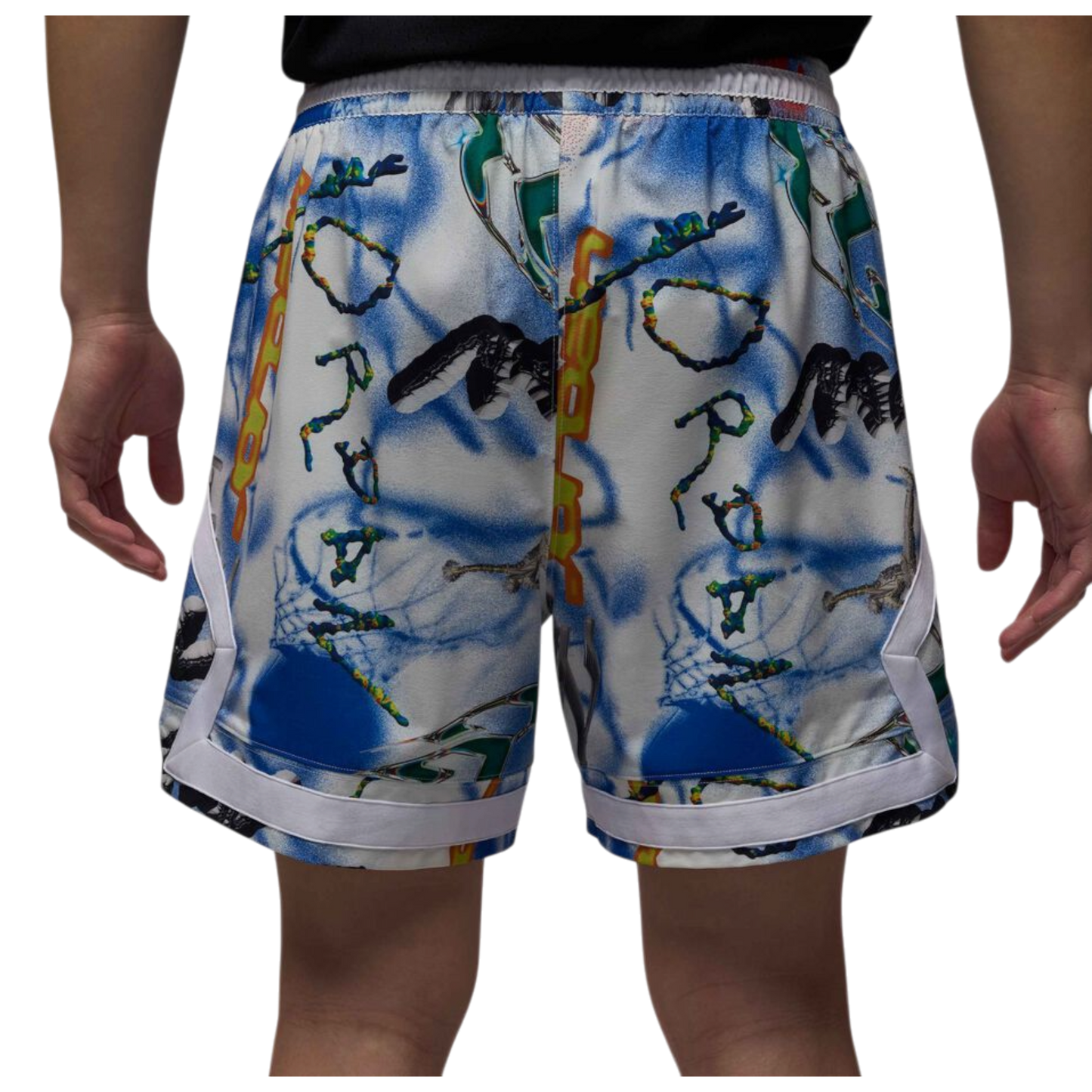 Air Jordan Jordan Sport Dri-Fit Diamond Shorts 'White/Black'
