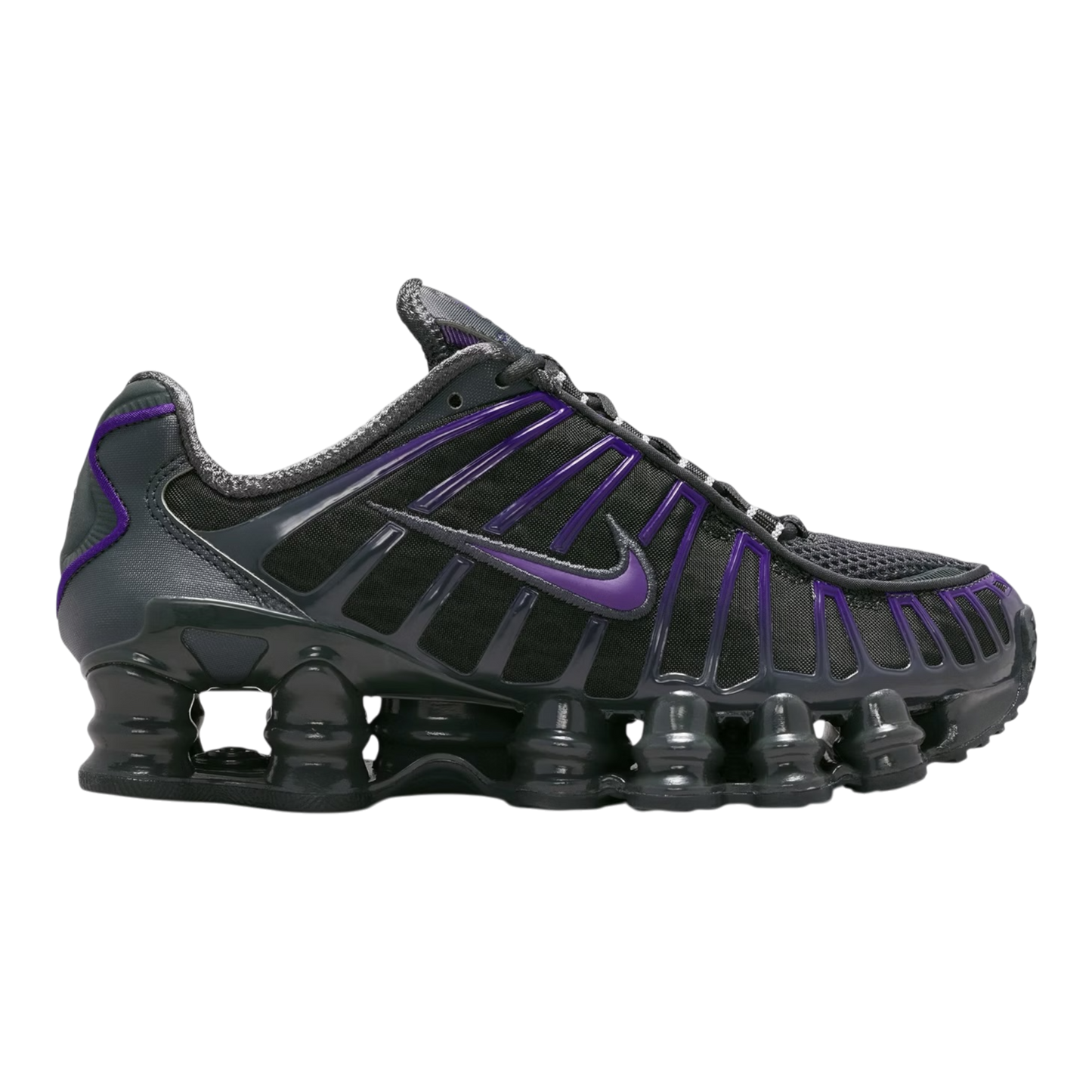 NIKE SHOX TL GS 'DARK SMOKE GREY COURT PURPLE'