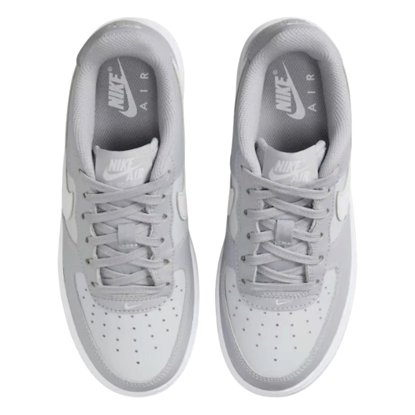 NIKE AIR FORCE 1 WOLF GREY PURE PLATINUM WHITE