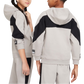 Nike Older Kids Air Fleece Hoodie in Grey/Black
