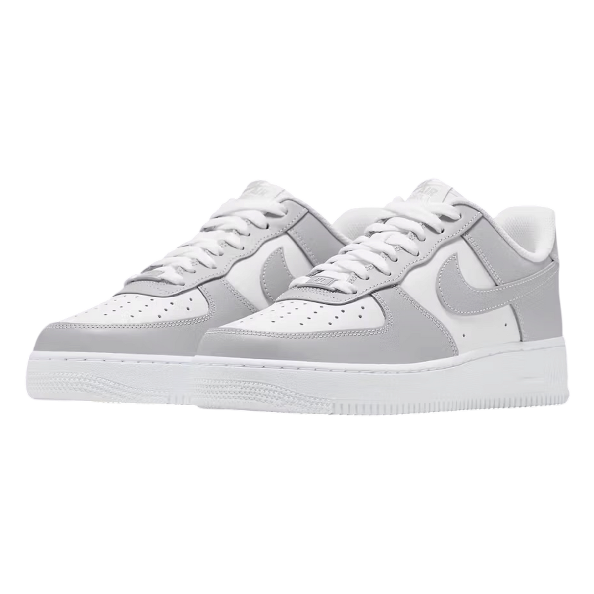 NIKE AIR FORCE 1 LOW '07 LIGHT SMOKE GREY WHITE