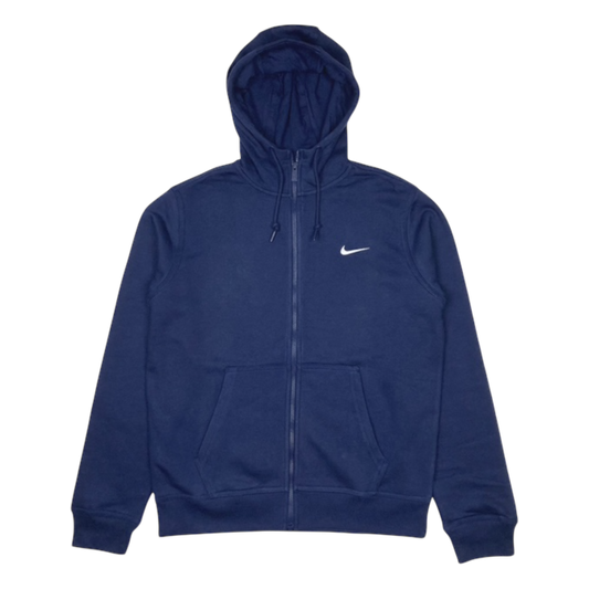 Nike Fleece Zip Club Hoodie Navy