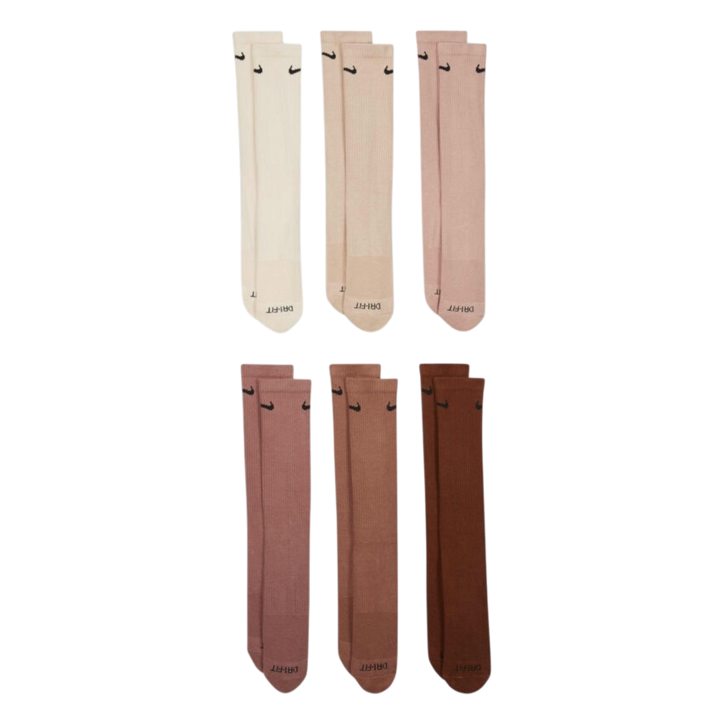 Nike Everyday Plus Cushioned Training Crew Socks (6 Pairs)