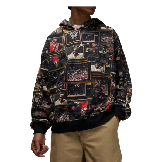 Jordan Brooklyn Fleece Men's Printed Pullover Hoodie