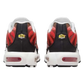 NIKE AIR MAX PLUS WHITE BLACK UNIVERSITY RED