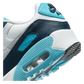 Nike Air Max 90 "White Baltic Blue Armory Navy Wolf Grey" (GS)