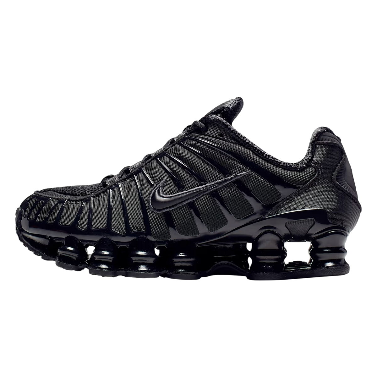 NIKE W SHOX TL
Black/ Black-Mtlc Hematite-Max Orange