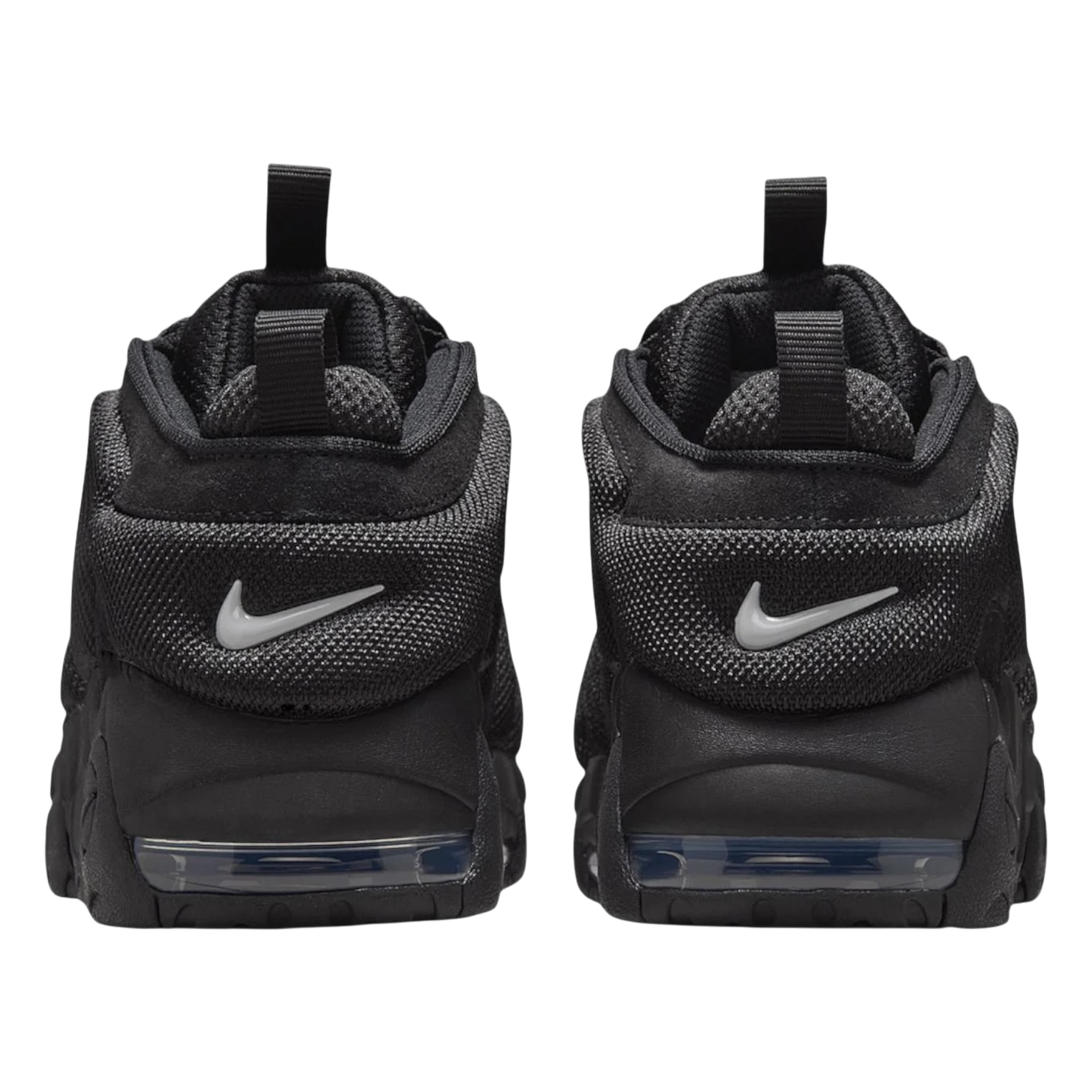 NIKE AIR MORE UPTEMPO LOW TRIPLE BLACK