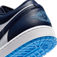 AIR JORDAN 1 LOW "MIDNIGHT NAVY/UNIVERSITY BLUE"