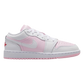 Air Jordan 1 Low GS Pink Foam Fire Red White