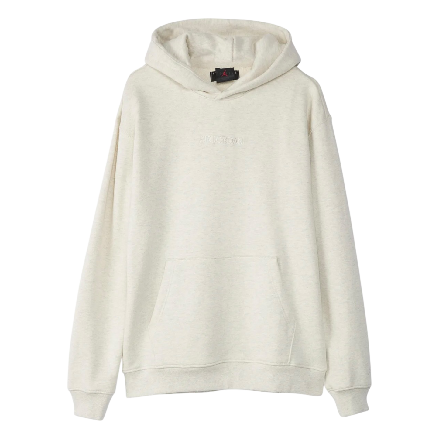 Jordan Wordmark Men's Fleece Hoodie Light Silver