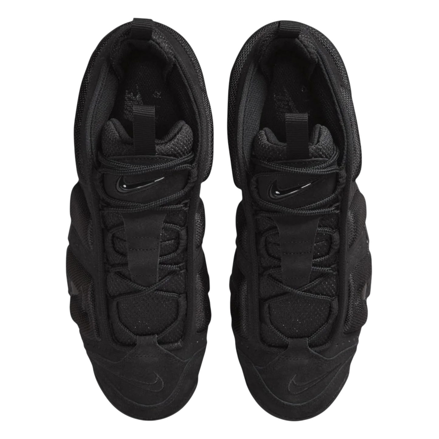 NIKE AIR MORE UPTEMPO LOW TRIPLE BLACK