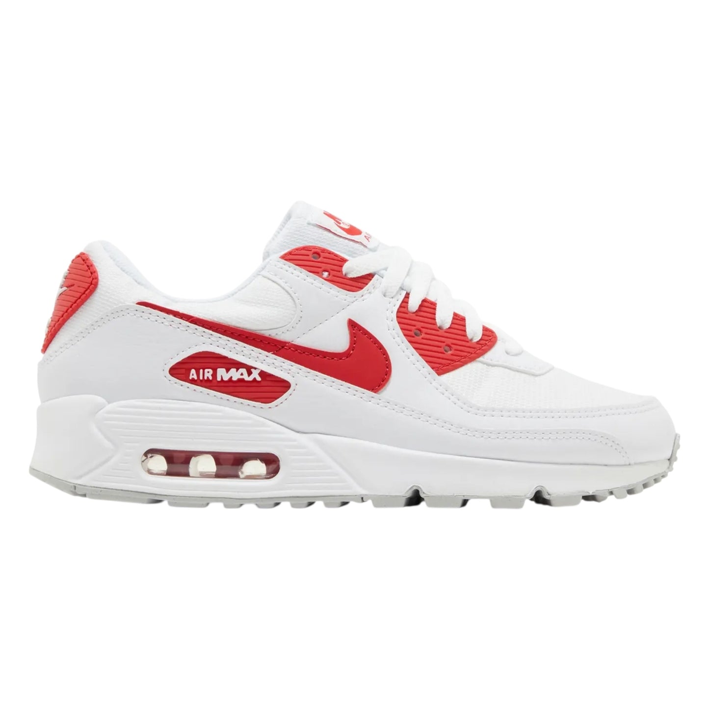 Nike AIR MAX 90 'WHITE UNIVERSITY RED'