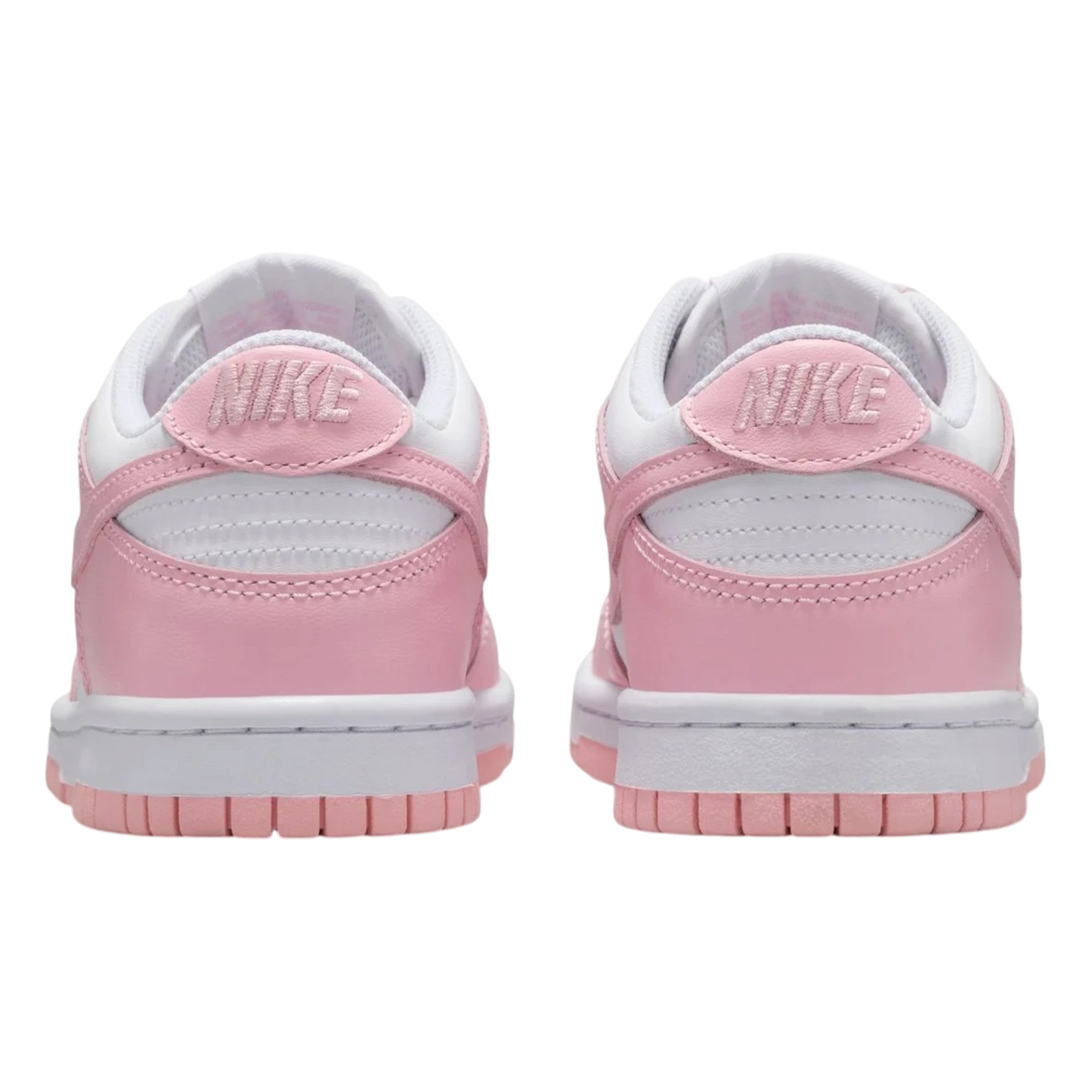 NIKE DUNK LOW " WHITE/MED SOFT PINK-WHITE-WHITE"