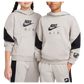 Nike Older Kids Air Fleece Hoodie in Grey/Black