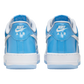 NIKE AIR FORCE 1 LOW '07 LV8 PHYCHIC BLUE WHITE PATENT