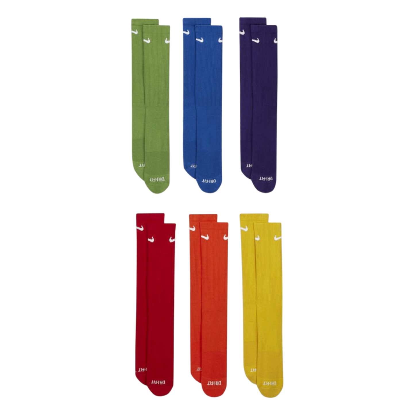 Nike Everyday Plus Cushioned Training Crew Socks (6 Pairs)