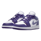 Jordan 1 Low Court Purple White Dusty Amethyst