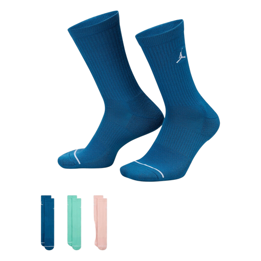 Jordan Everyday Crew Socks 3-Pack Multi-Color