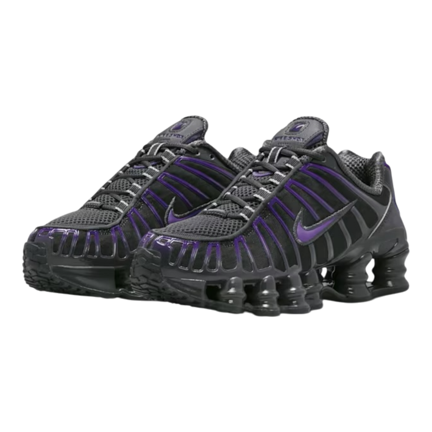 NIKE SHOX TL GS 'DARK SMOKE GREY COURT PURPLE'
