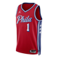 James Harden Philadelphia 76ers Statement Edition Jordan Dri-FIT NBA Swingman Jersey Red
