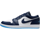 AIR JORDAN 1 LOW "MIDNIGHT NAVY/UNIVERSITY BLUE"