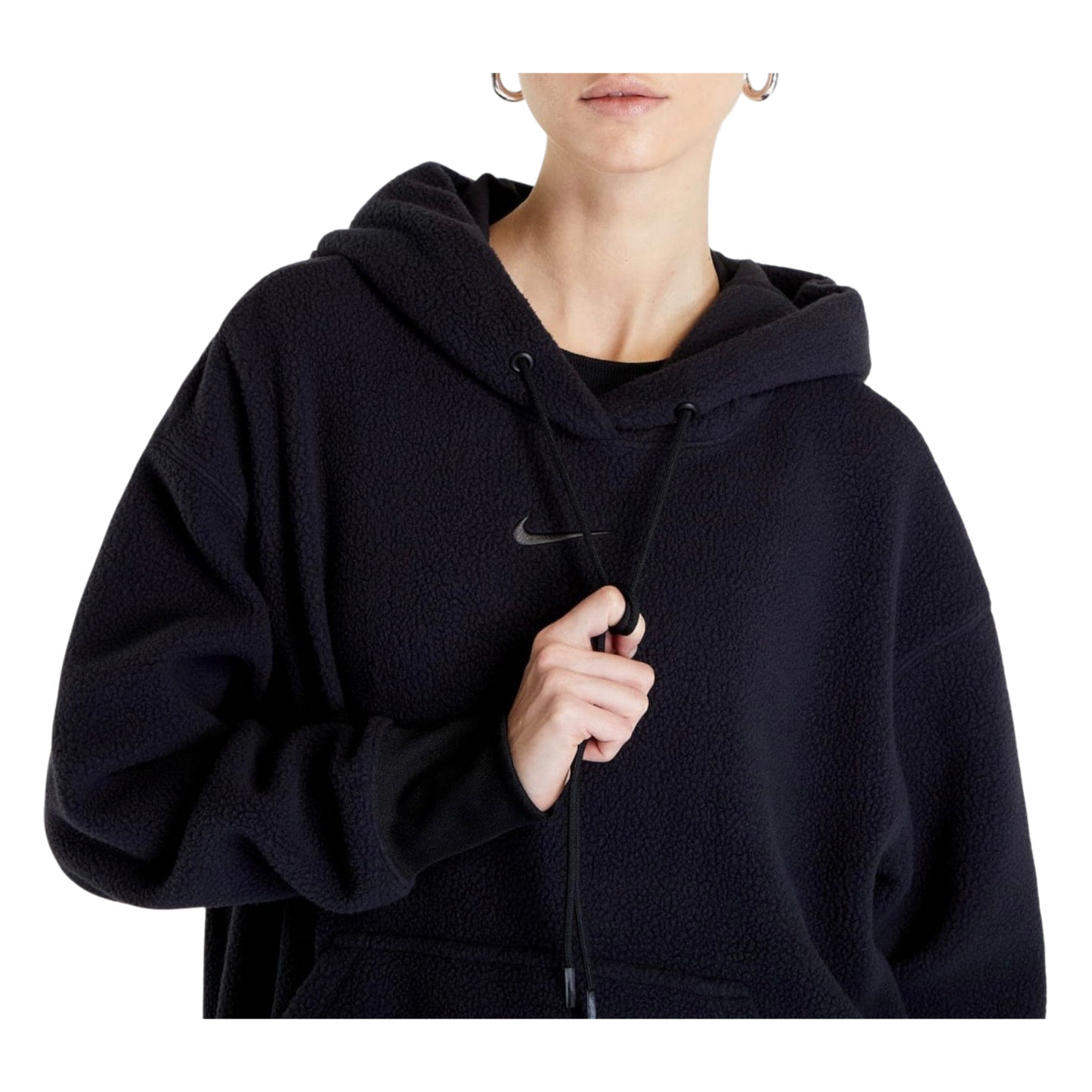 Nike Plush Fleece Pullover Hoodie Womens