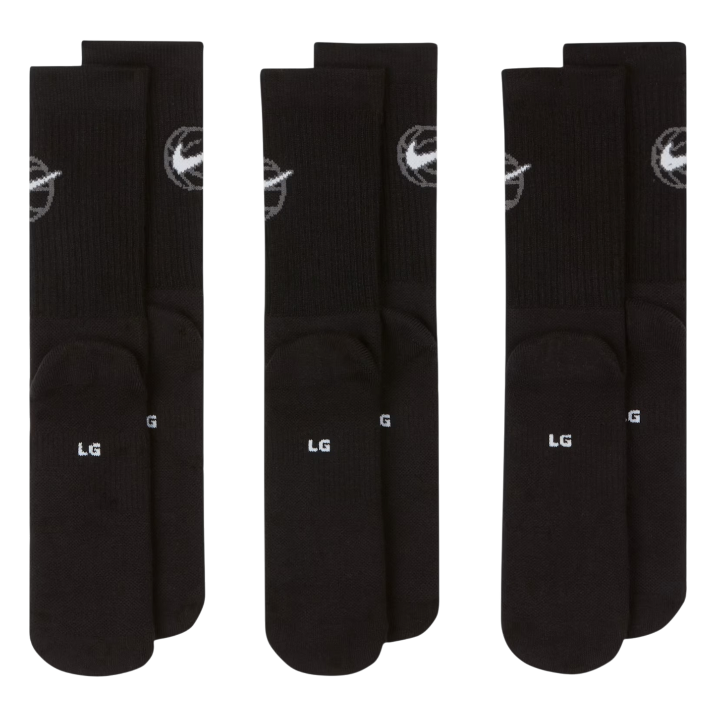 Nike Everyday Crew Basketball Socks (3 Pairs)