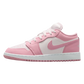 Jordan 1 Low ‘Medium Soft Pink White’ GS