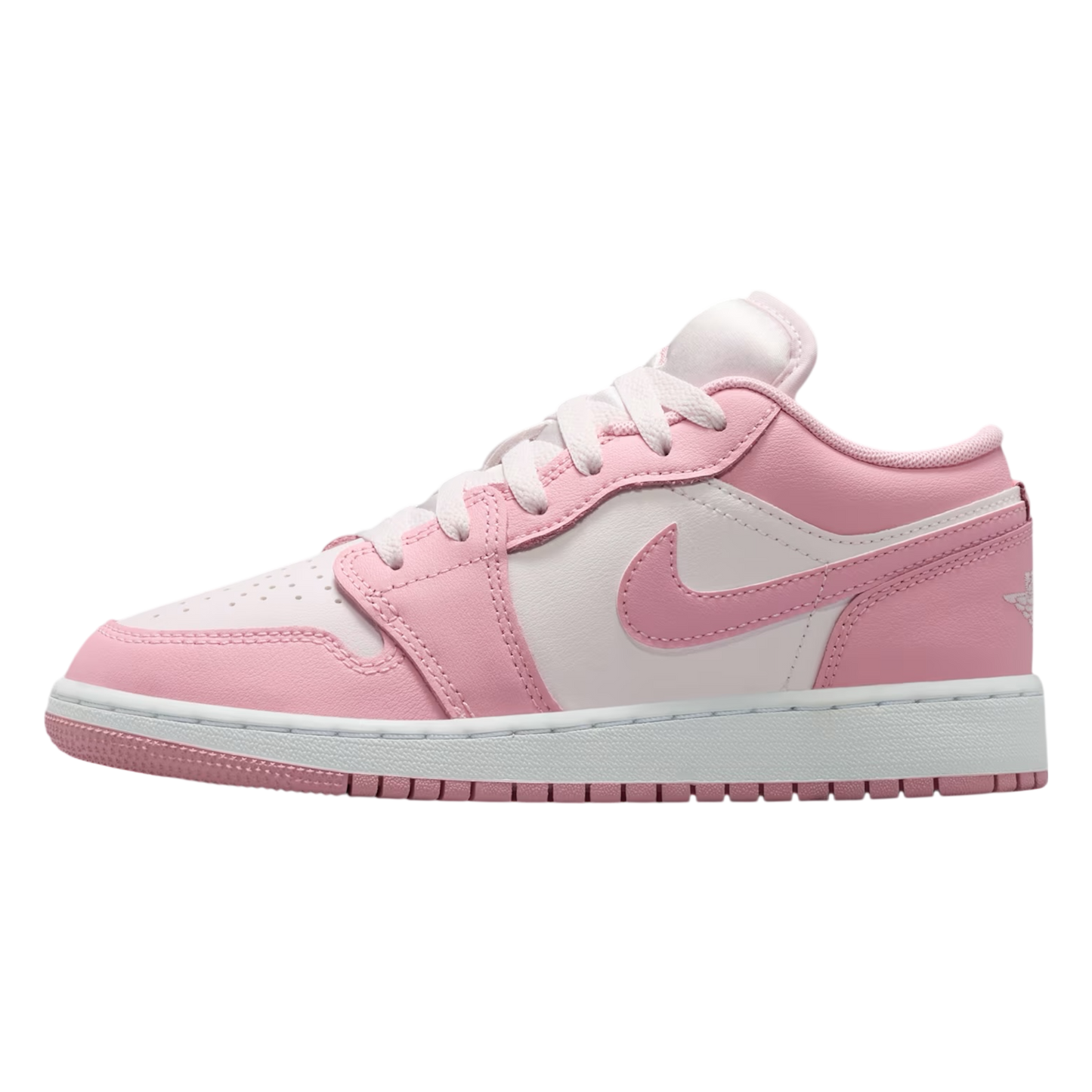 Jordan 1 Low ‘Medium Soft Pink White’ GS