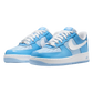 NIKE AIR FORCE 1 LOW '07 LV8 PHYCHIC BLUE WHITE PATENT