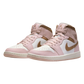 Air Jordan 1 Mid "Pink Oxford" Wmns