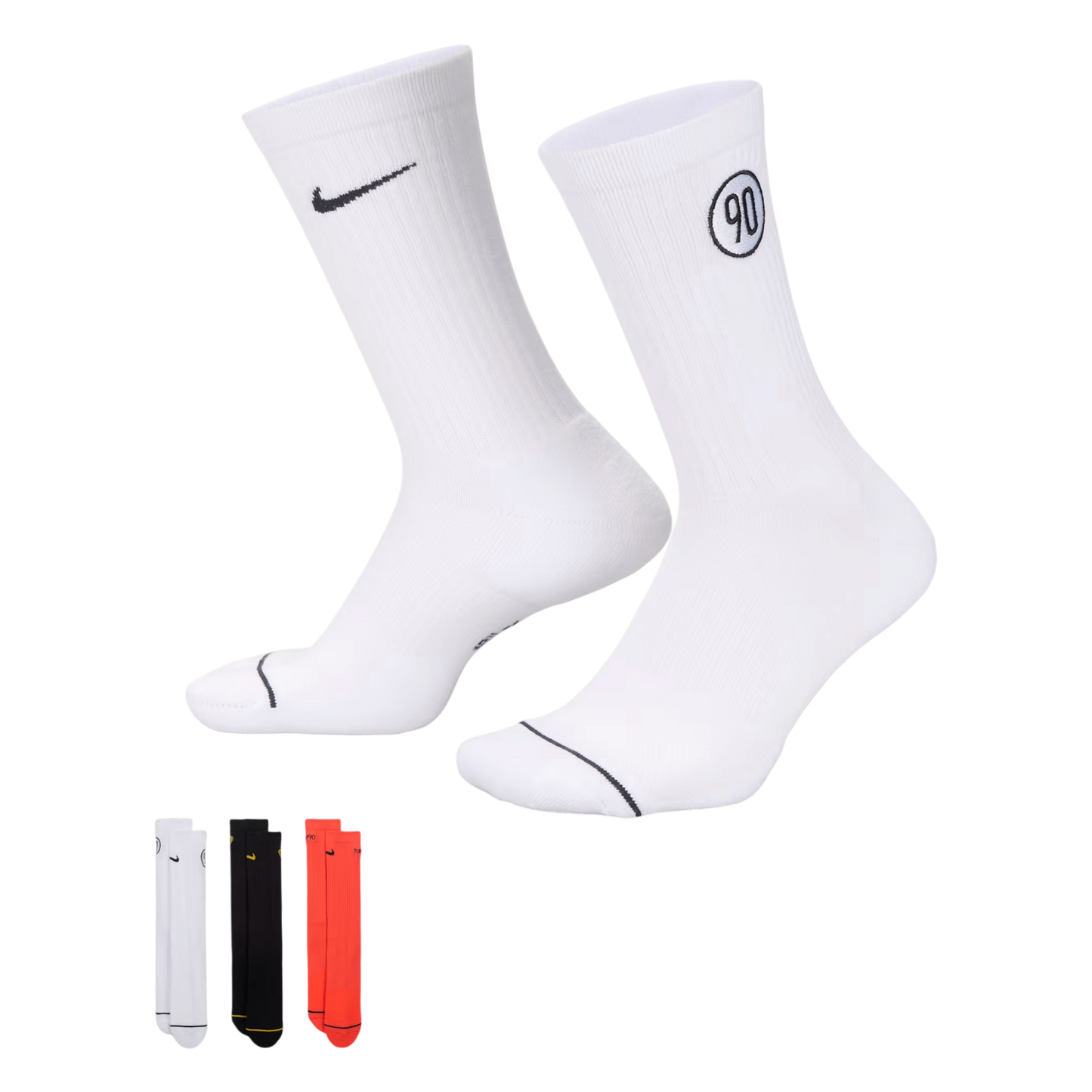 Nike Total90 Everyday Cushioned Crew Socks (3 Pairs)