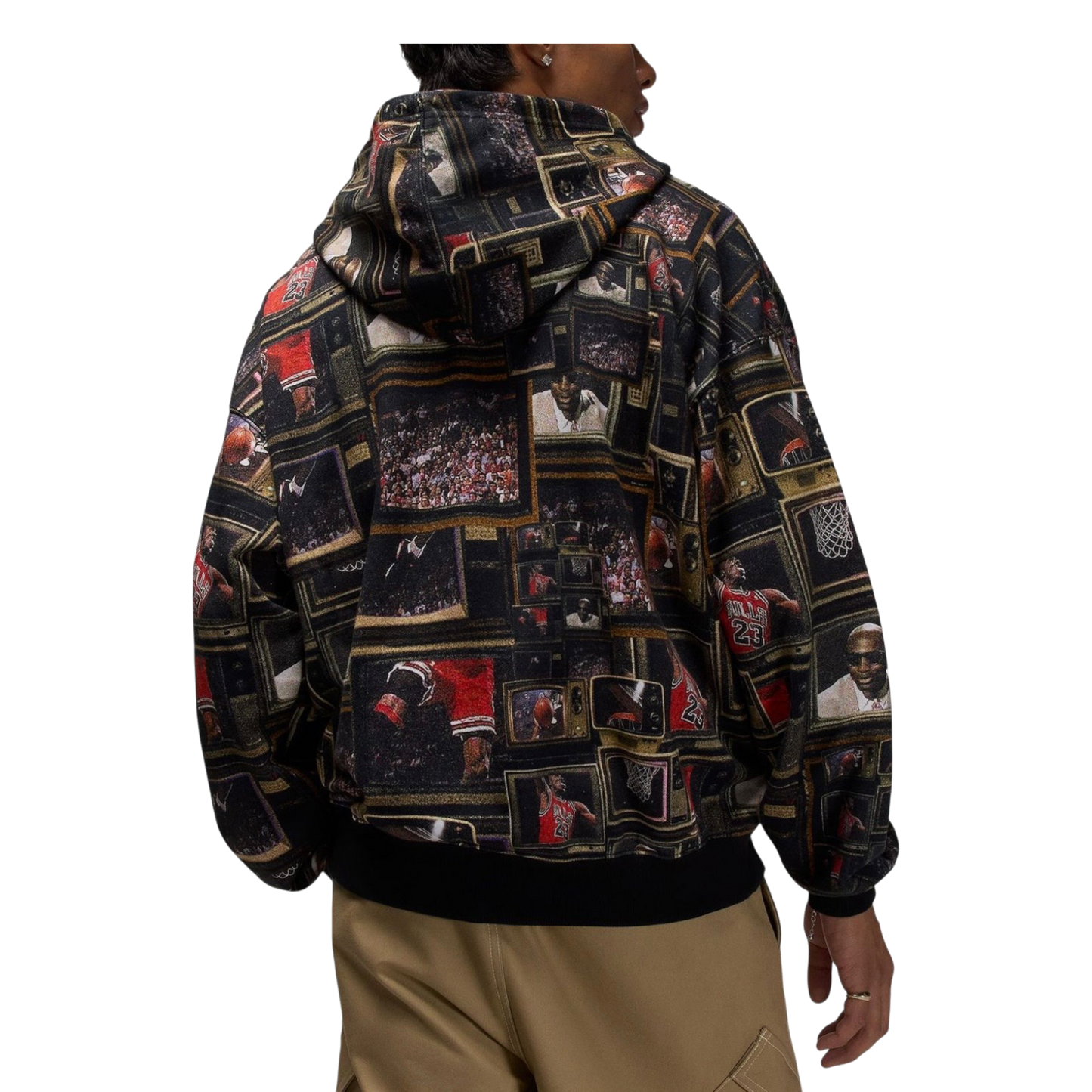 Jordan Brooklyn Fleece Men's Printed Pullover Hoodie