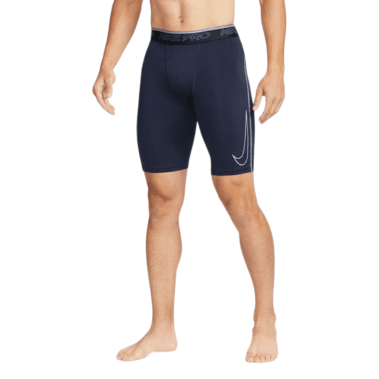 Nike Pro Dri-Fit Stretch Training Long Shorts 'Navy'