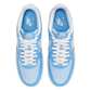 NIKE AIR FORCE 1 LOW '07 LV8 PHYCHIC BLUE WHITE PATENT