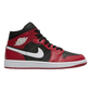 JORDAN 1 MID GYM RED BLACK WHITE