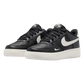 NIKE AIR FORCE 1 BLACK WHITE SWOOSH