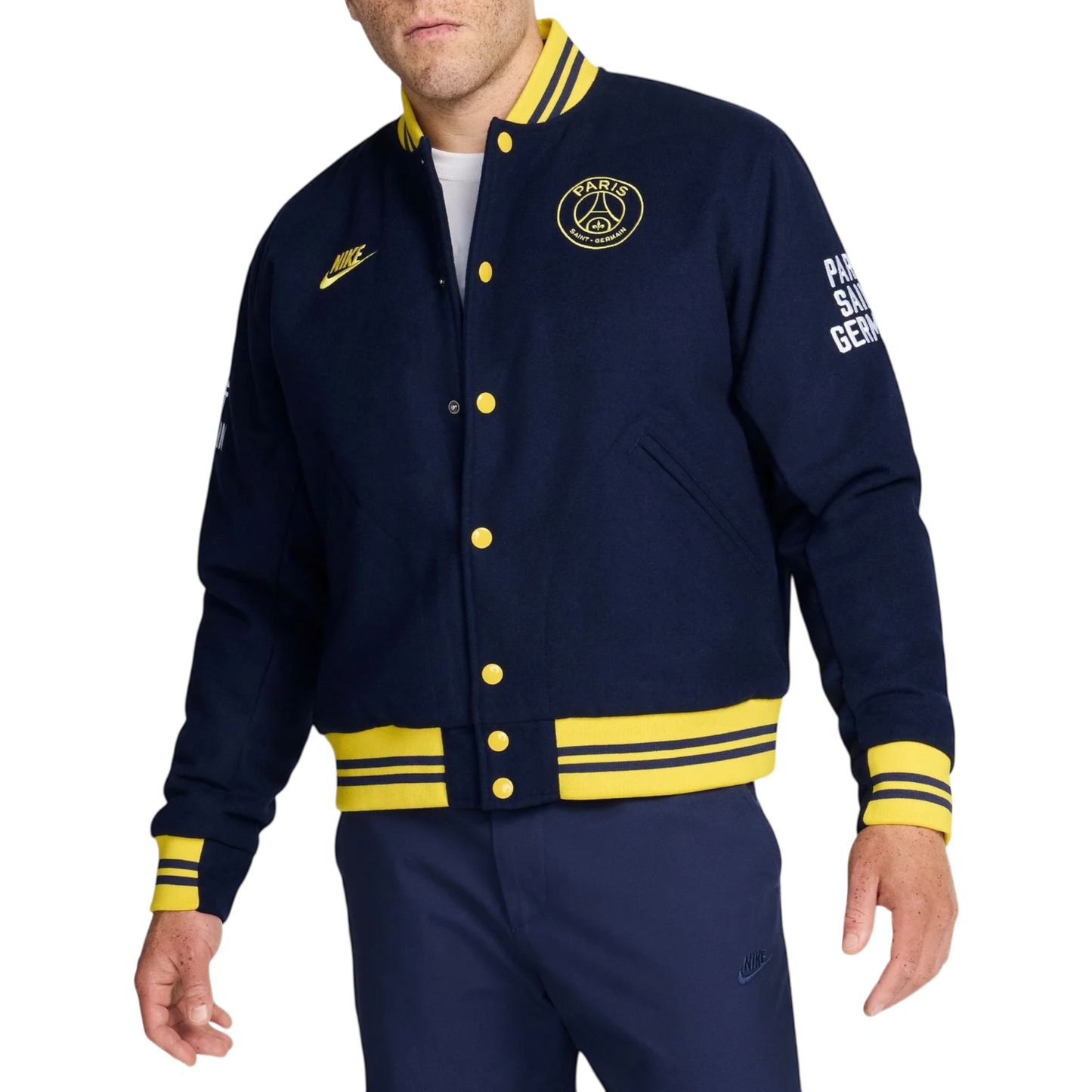 Paris Saint-Germain Authentics Men's Nike Football Varsity Jacket