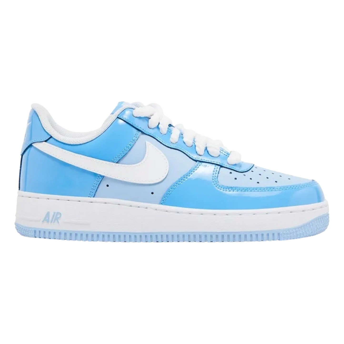 NIKE AIR FORCE 1 LOW '07 LV8 PHYCHIC BLUE WHITE PATENT