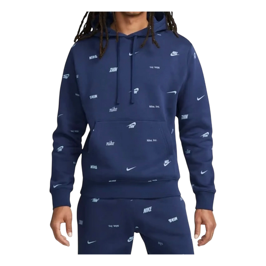 Nike Club Fleece Aop Blue