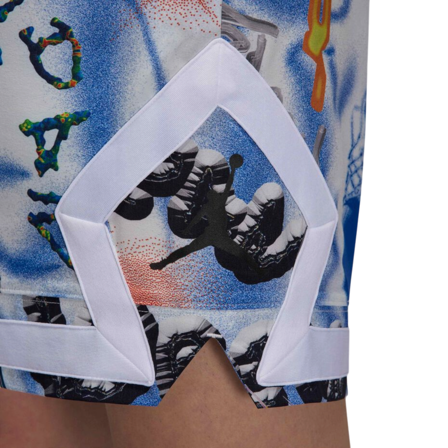 Air Jordan Jordan Sport Dri-Fit Diamond Shorts 'White/Black'