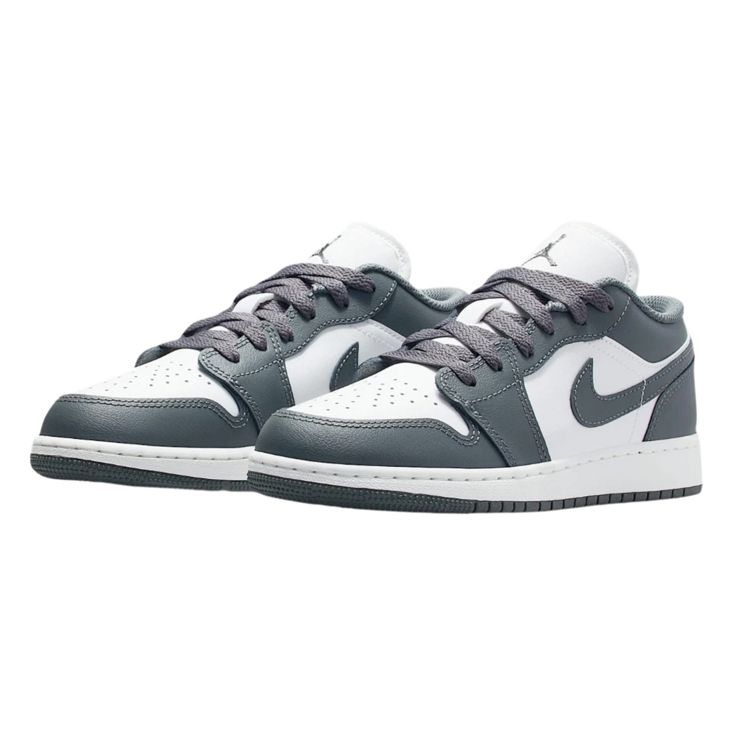 JORDAN 1 LOW GREY WHITE