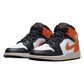 Jordan 1 MID Black Toe Starfish