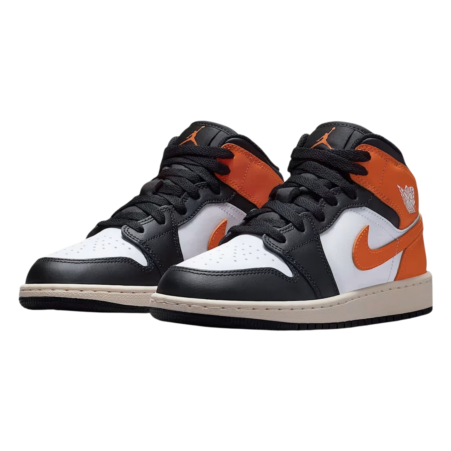 Jordan 1 MID Black Toe Starfish