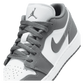 JORDAN 1 LOW GREY WHITE