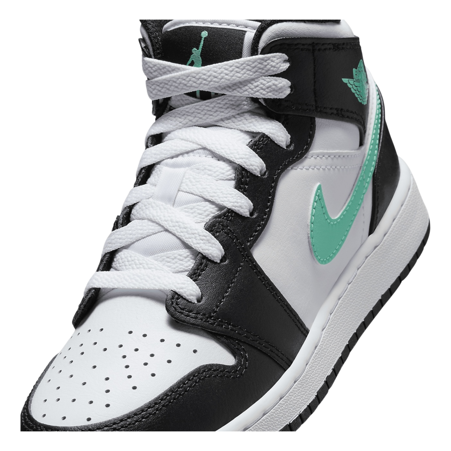 Air Jordan 1 Mid GS Green Glow