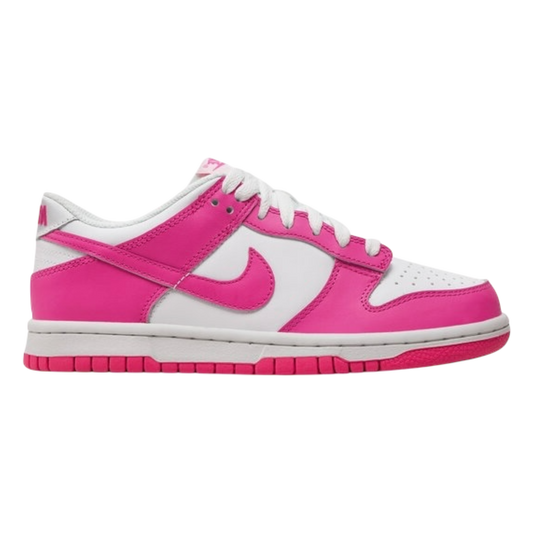 Nike Dunk Low GS White Laser Fuchsia