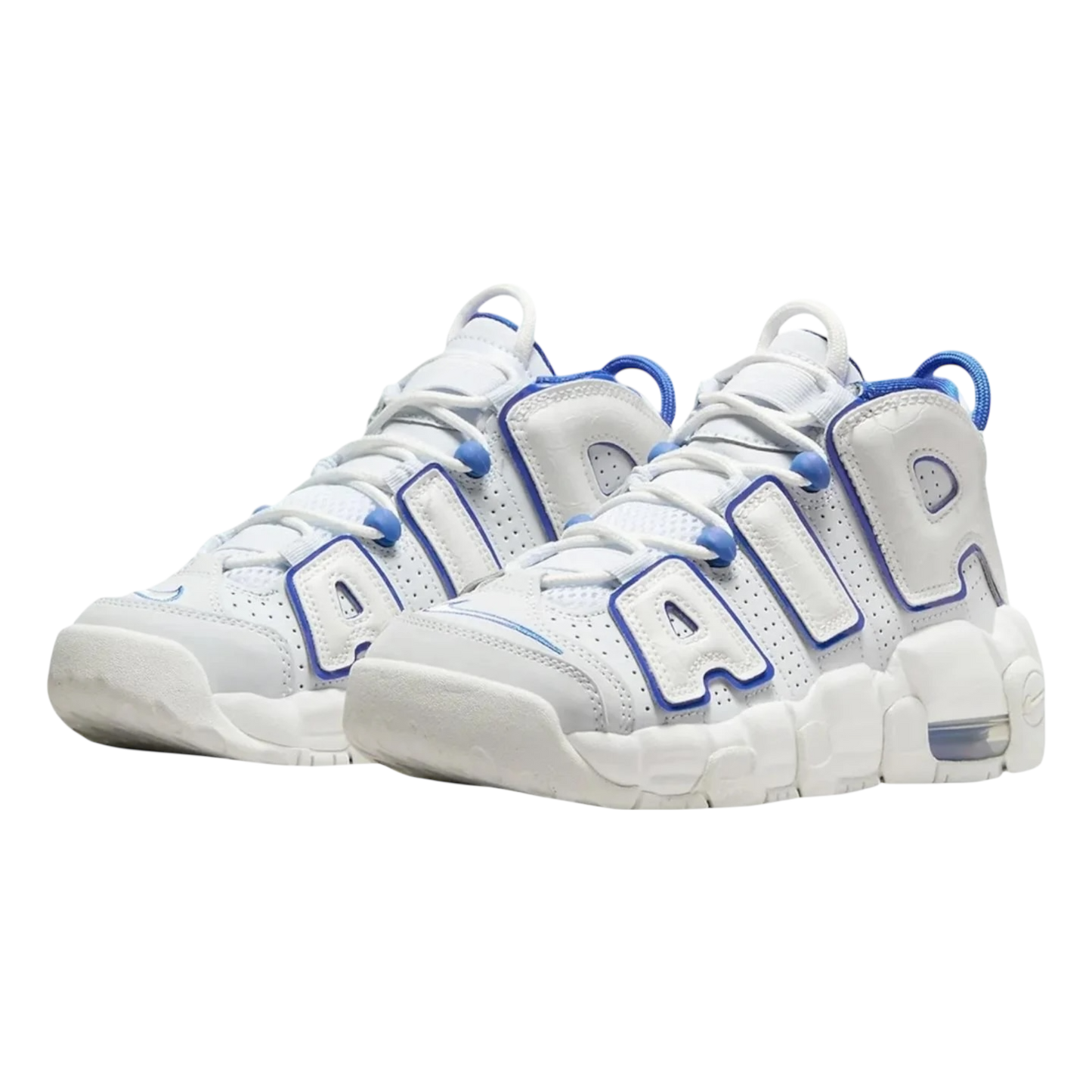 NIKE AIR MORE UPTEMPO SUMMIT WHITE RACER BLUE