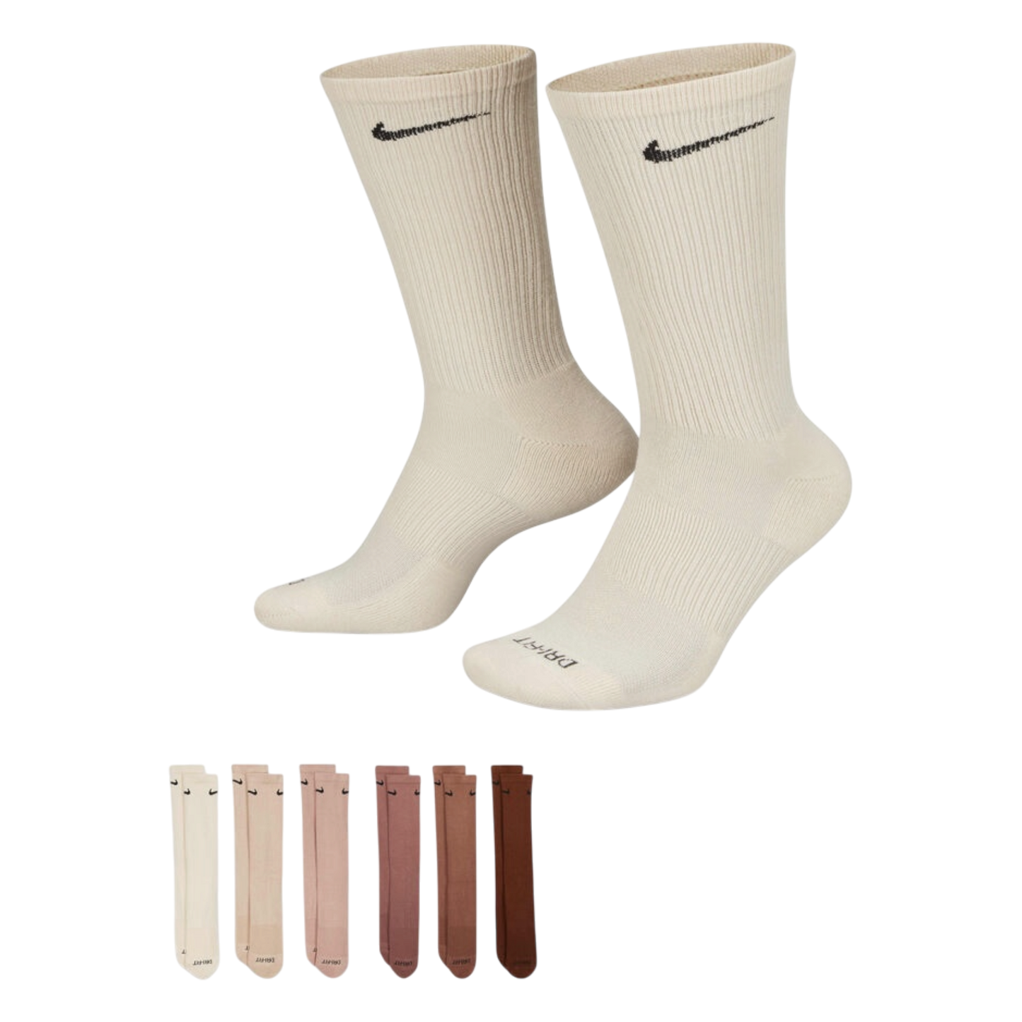 Nike Everyday Plus Cushioned Training Crew Socks (6 Pairs)